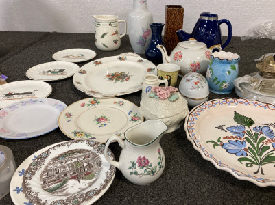 Decorative Vases, & Plates