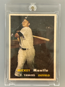 Vintage Mickey Mantle N. Y. Yankees Collectible Card
