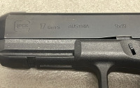 Glock Model 17 Gen 5 9mm Caliber Revolver In Original Box, Two Extra Magazines, Speedloader, And Extra Grips - 6