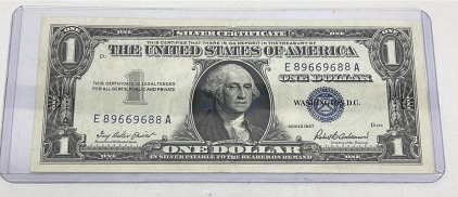 1957 Washington $1.00 Silver Certificate (Sleeved)