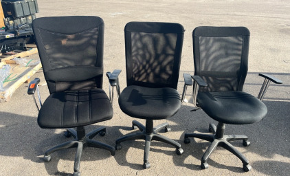 (3) Office Chairs