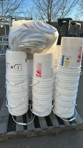 Approx. (30) 5- Gallon Buckets With Lids