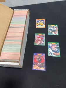 (1) Box of Vintage Football Cards- Collectables- Great Condition