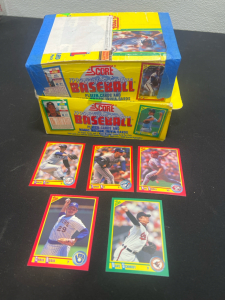 (2) Boxes of Assorted Sports Cards -Great Condition