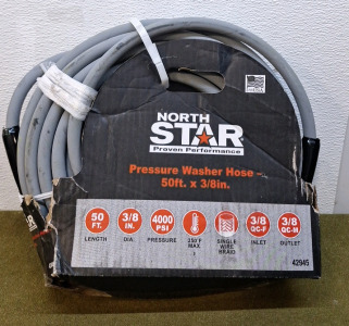 (1) NorthStar 3/8" x 50-Foot/ 4000-PSI Pressure Washer Hose