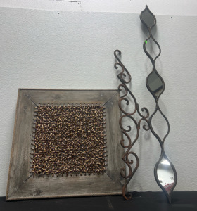 (3) Assorted Home Decor Items