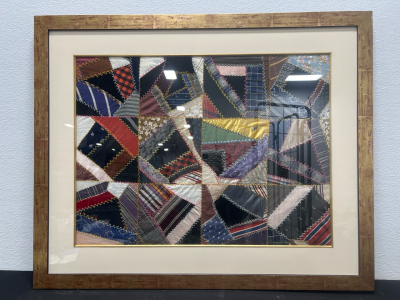 (1) Home Decor Wall Piece, Framed Quilt, 42&rdquo;x 43.5&rdquo;