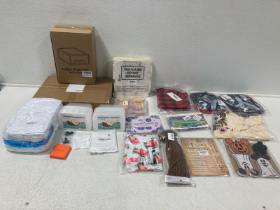(2) Fridge Organizers, Shirts & More Amazon Overstock