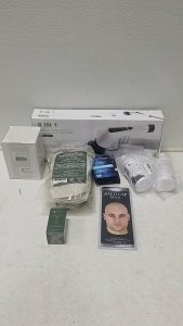 (1) 8 In 1 Electric Cleaning Brush, (2) Calcium Bentonite Clay, (1) Bald Cap, (2) Headstone Cleaning Spray, And More!