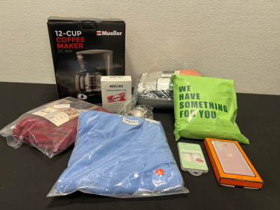 Amazon Overstock- Mueller 12 Cup Coffee Maker, DC-550x- Recliner Cover, Womens Clothes and much more