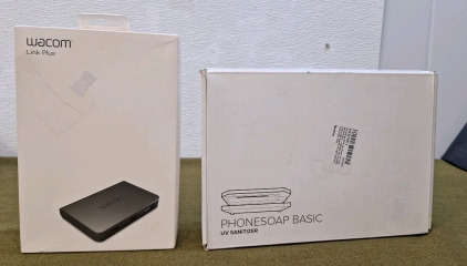 (1) Wacom Link Plus Adapter & (1) Phonesoap Basic UV Sanitizer