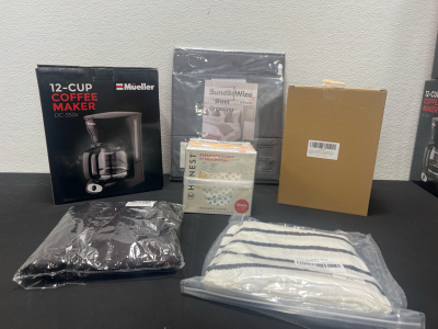Amazon Overstock Sale- Mueller 12 cup coffee maker dc-550x, Bundle Wize 2pack Sheet Organizer, Honest Clean Conscious Hybrid Diaper- Small, and more!!