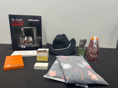 Amazon Overstock Sale- Mueller 12 Cup Coffee Maker DC-550x, Womens Skincare, Womens Black Cowboy Hat with Rhinestones- And More