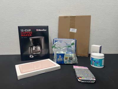 Amazon Overstock Sale- Mueller 12 Cup Coffee Maker DC-550x, Kitchen Drying Mat, Silicone Makeup Bag, Tap Water Purifier and more!