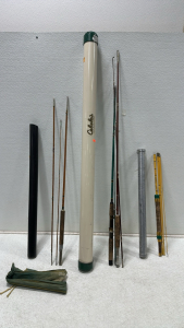(3) Various Length and Type Fly Fishing Poles (More Info in Photos)