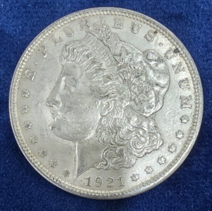 1921 Morgan Silver Dollar- 90% Silver Authenticated