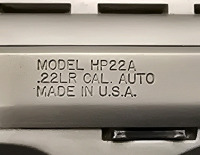 Phoenix Arms Model HP22A .22LR Semi Automatic Pistol, No Magazine-- 4402113 - 8