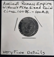 Ancient Roman Empire Widow's Mite Sized Coin- Authentication Unavailable