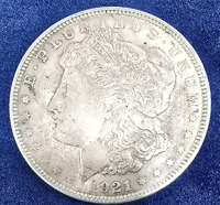 1921 Morgan Silver Dollar- 90% Silver Authenticated