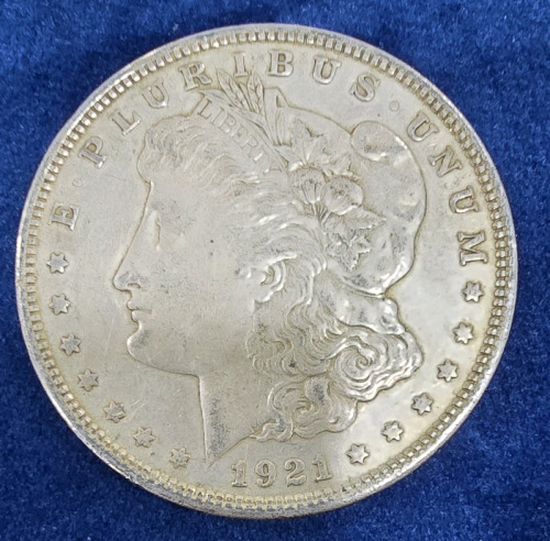 1921 Morgan Silver Dollar- 90% Silver Authenticated