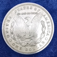 1921 Morgan Silver Dollar- 90% Silver Authenticated - 2