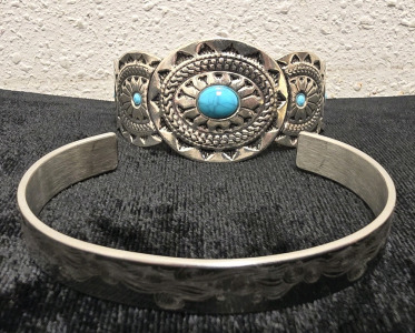 (2) Silver Coloted Bracelets