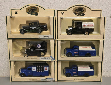 (6) Collectible Chevron Die Cast Commemorative Cars