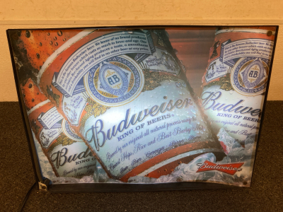 Light Up Budweiser Sign — WORKS