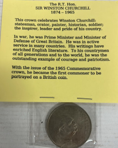 The R.T. Hon. Sir Winston Churchill 1874-1965 British Coin