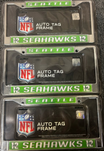 Seattle Seahawks License Plate Covers