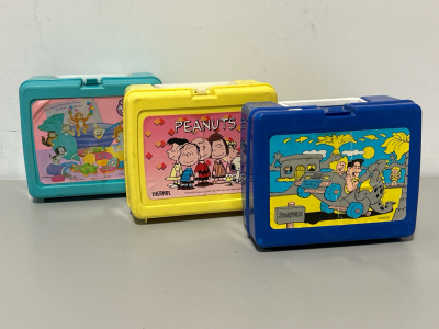 (3) Vintage Lunch Boxes