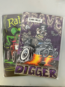 (2) Rat Fink Metal Signs