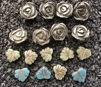 Beautiful Metal Hand Crafted Beads