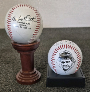 (2) Babe Ruth Commemorative Edition Baseballs