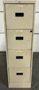 Filing Cabinet With Kitchen Items