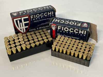 Box Of Fiocchi 38 Special and 44 Magnum Ammo