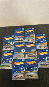 (10) Collectionable Hot Wheels, Race And Win Online Edition, Fred Myers Hot Wheel