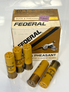Box Of Federal 20 Ga. 2 3/4" Shotgun Cartridges
