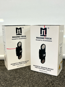 (2) Magne-Tech Magnetic Weapon Mounts For Picatinny Rails