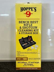 Hoppes Bench Rest Rifle and Shotgun Cleaning Kit/ Storage Box