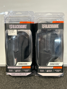 (2) Blackhawk Omnivore Non-Light Bearing Multi-Fit Holsters