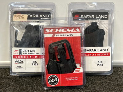 (3) Safariland Holsters