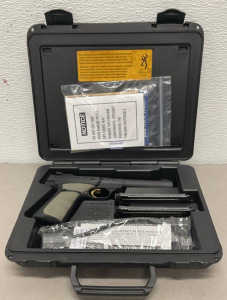 Browning Buck Mark Model .22 Caliber, Semi Automatic Pistol W/ Original Hard Case And 1 Extra Magazine