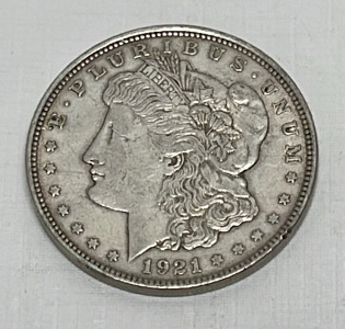 1921 Morgan Silver Dollar (Verified)