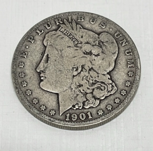 1901 Morgan Silver Dollar (Verified)