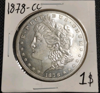 1878-CC U.S. Morgan Silver Dollar