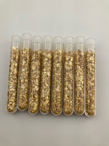 (8) Bottles Of Gold Flake/Leaf Gold