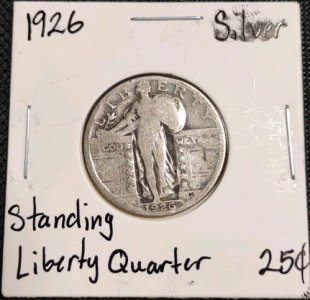 1926 Standing Liberty Silver Quarter
