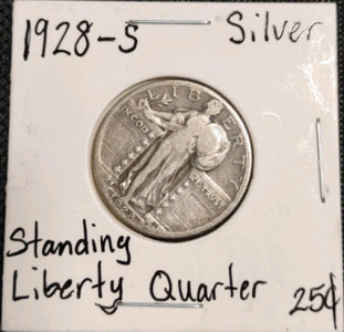 1928-S Standing Liberty Silver Quarter