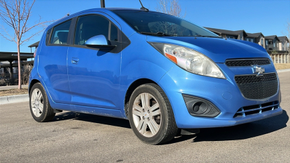 2014 CHEVY SPARK - BLACK/BLUE INTERIOR!